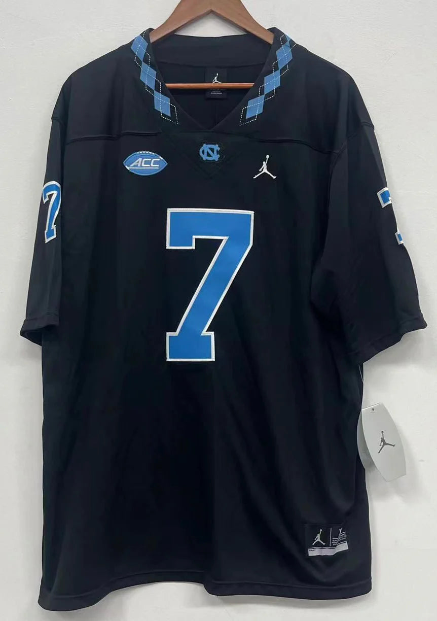 Sam Howell North Carolina Tar Heels Jersey Black