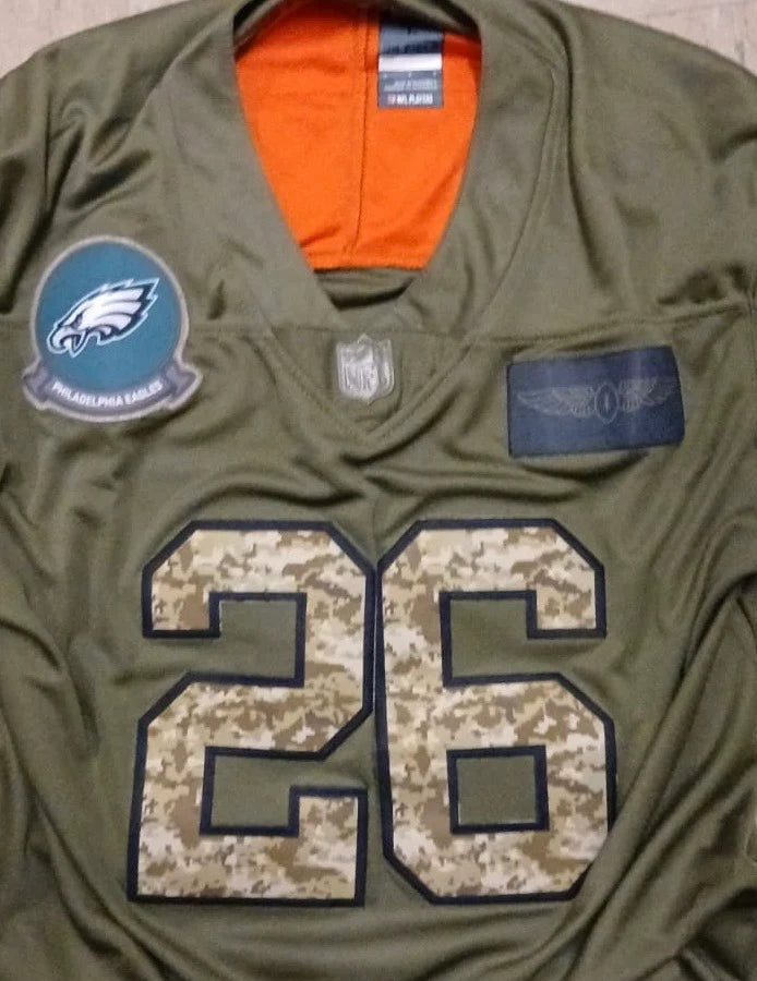 Saquon Barkley Philadelphia Eagles Nike NFL Salute to Service Jersey