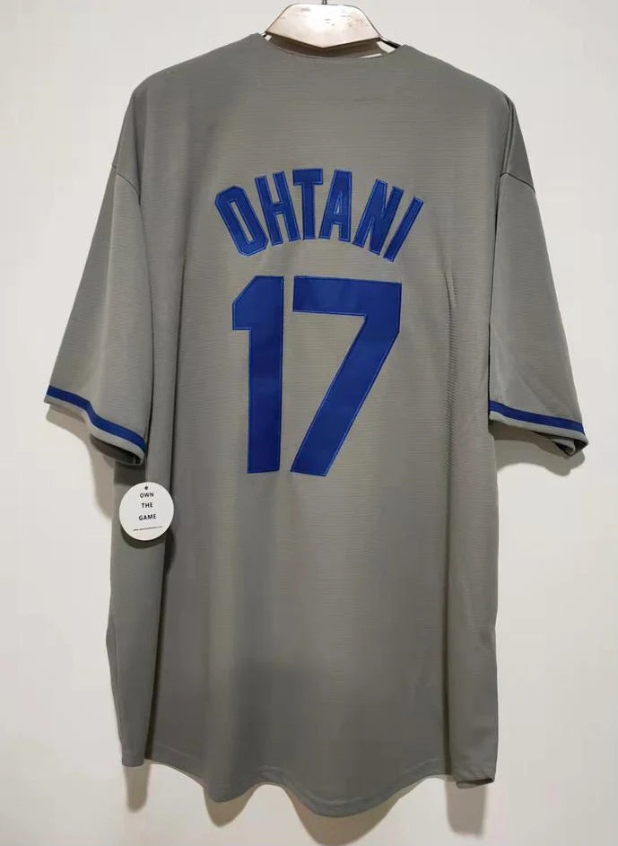 Shohei Ohtani Los Angeles Dodgers jersey gray Classic Authentics