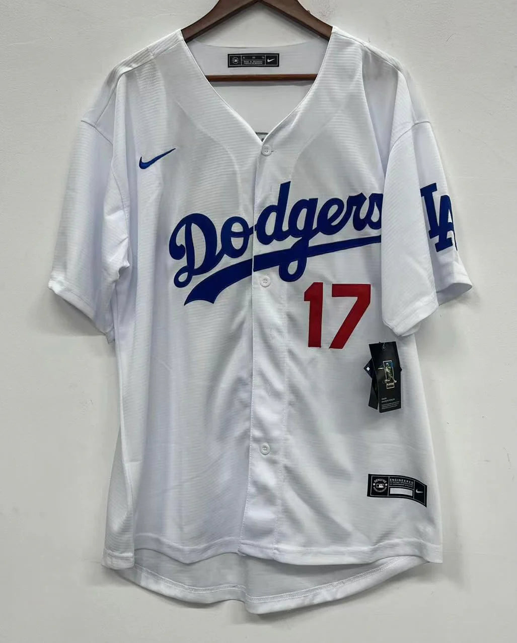 Shohei Ohtani Los Angeles Dodgers jersey white