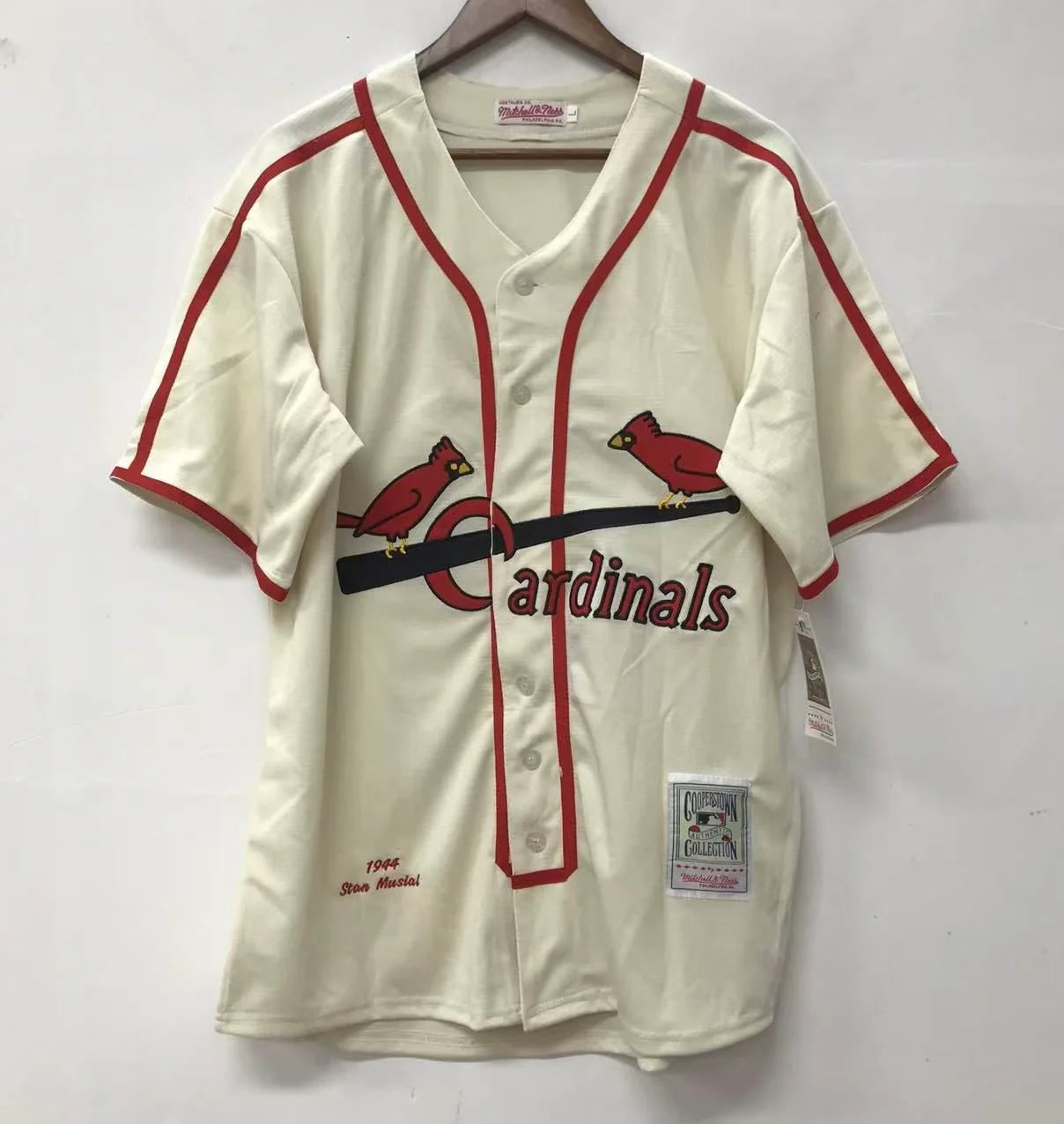 Stan Musial St. Louis Cardinals Jersey 1944 Mitchell & Ness