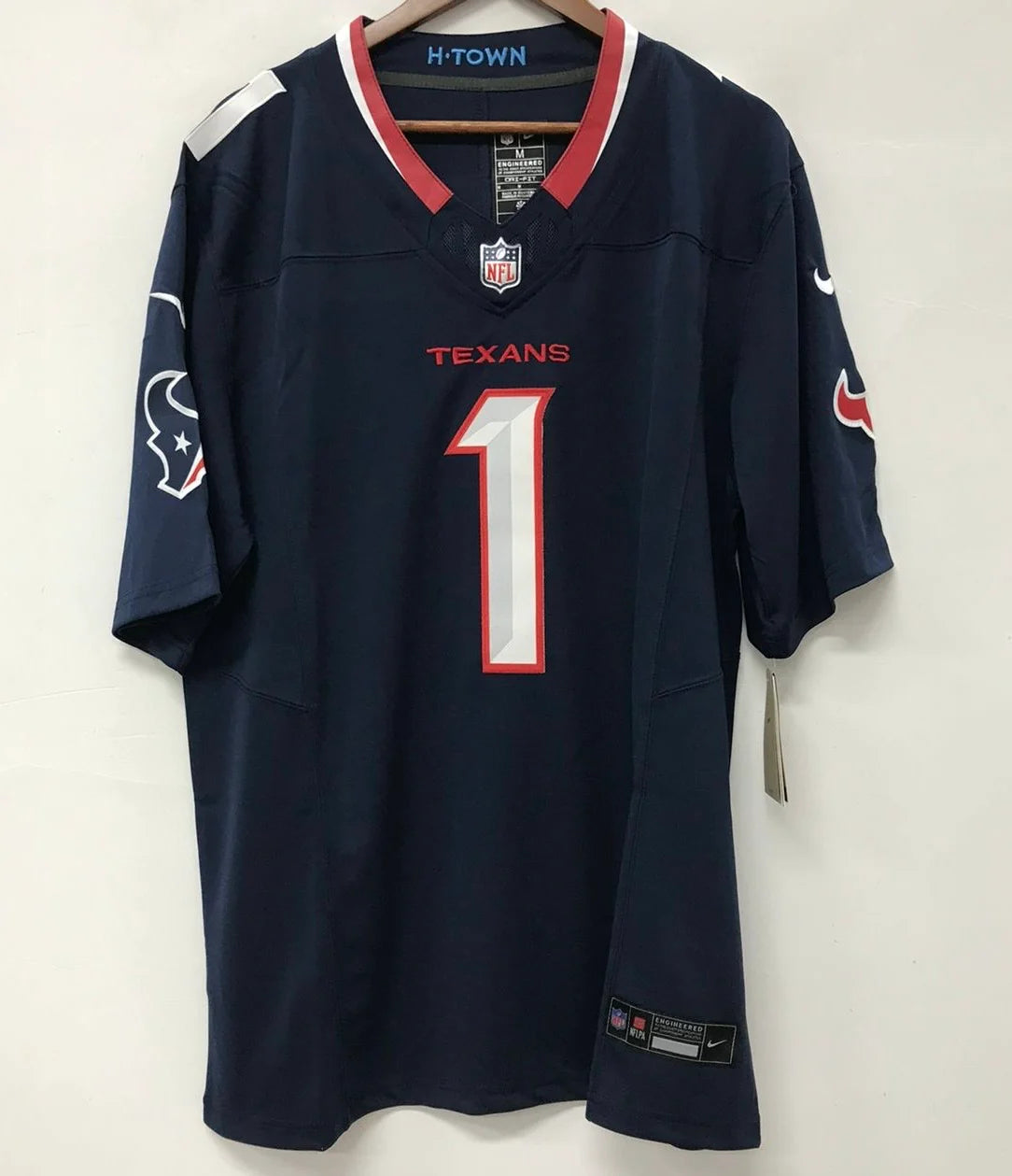 Stefon Diggs Houston Texans official NFL Nike jersey Blue