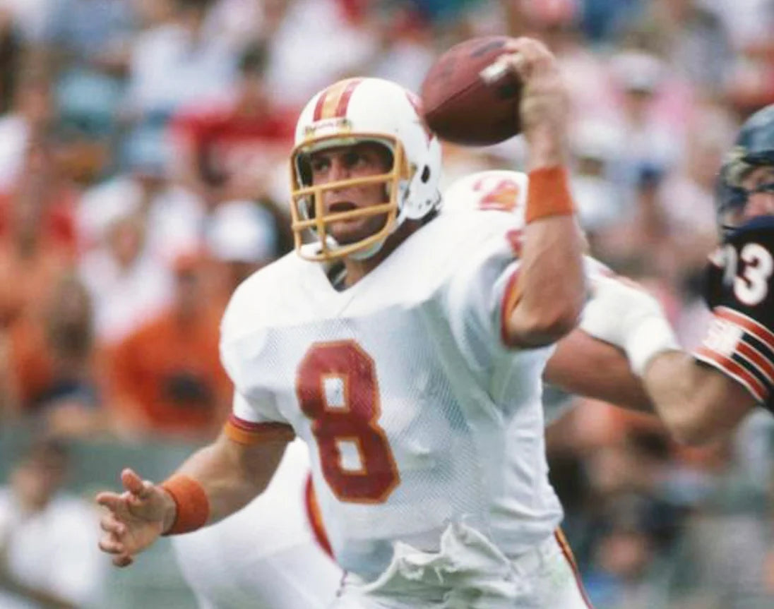 Steve Young Tampa Bay Buccaneers 1986 NFL Jersey Mitchell & Ness white
