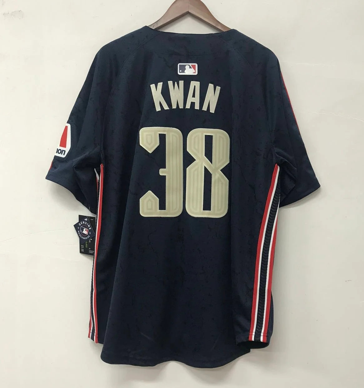 Steven Kwan Cleveland Guardians Official City Connect Limited MLB NIKE Jersey