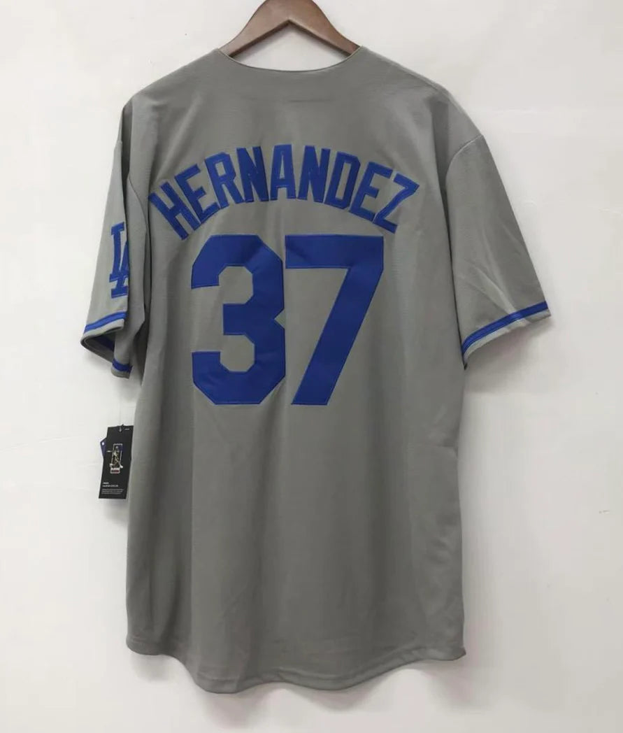 Teoscar Hernandez Los Angeles Dodgers Official MLB Nike Jersey gray
