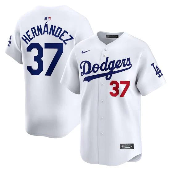 Teoscar Hernandez Los Angeles Dodgers Official MLB Nike Jersey white
