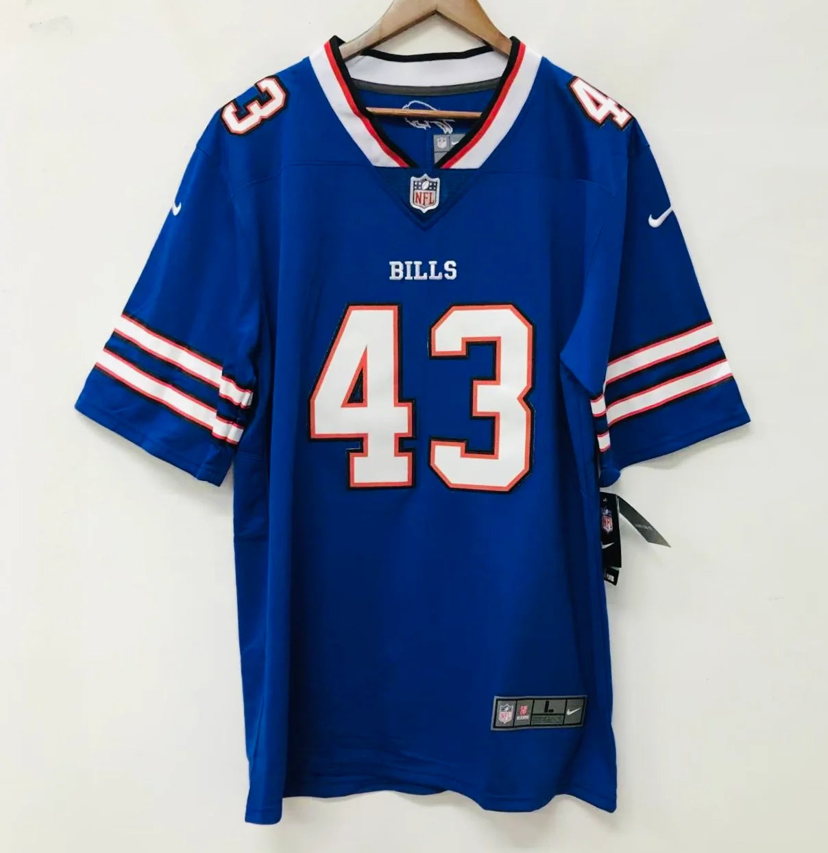 Terrel Bernard Buffalo Bills NFL official Nike Jersey Blue