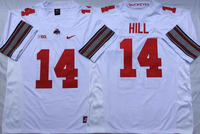 K.J. Hill Ohio State Buckeyes Jersey white