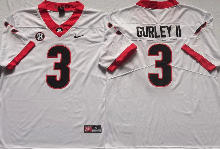 Todd Gurley Georgia Bulldogs Jersey white