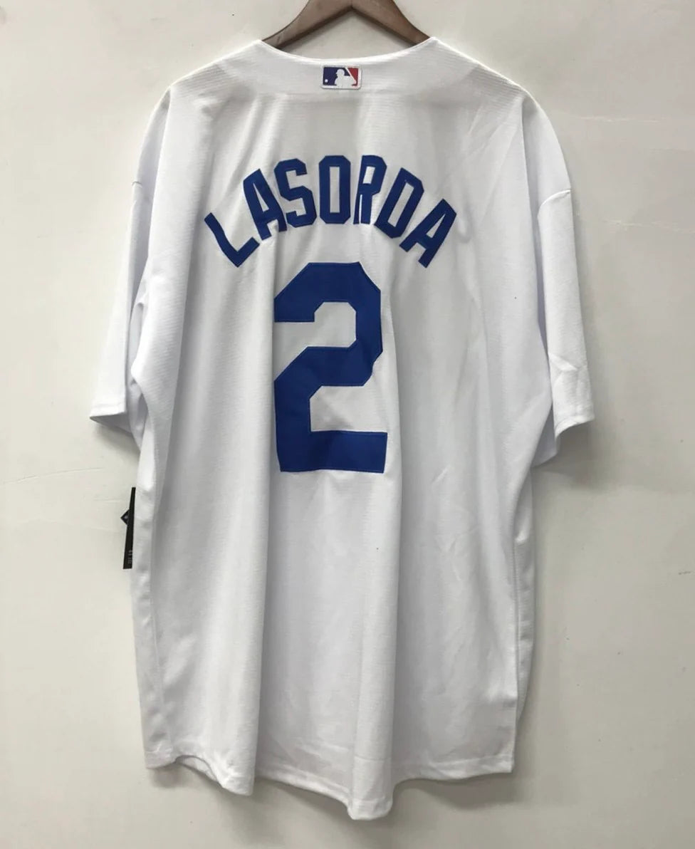 Tom Tommy LaSorda Los Angeles Dodgers Official MLB Nike jersey White