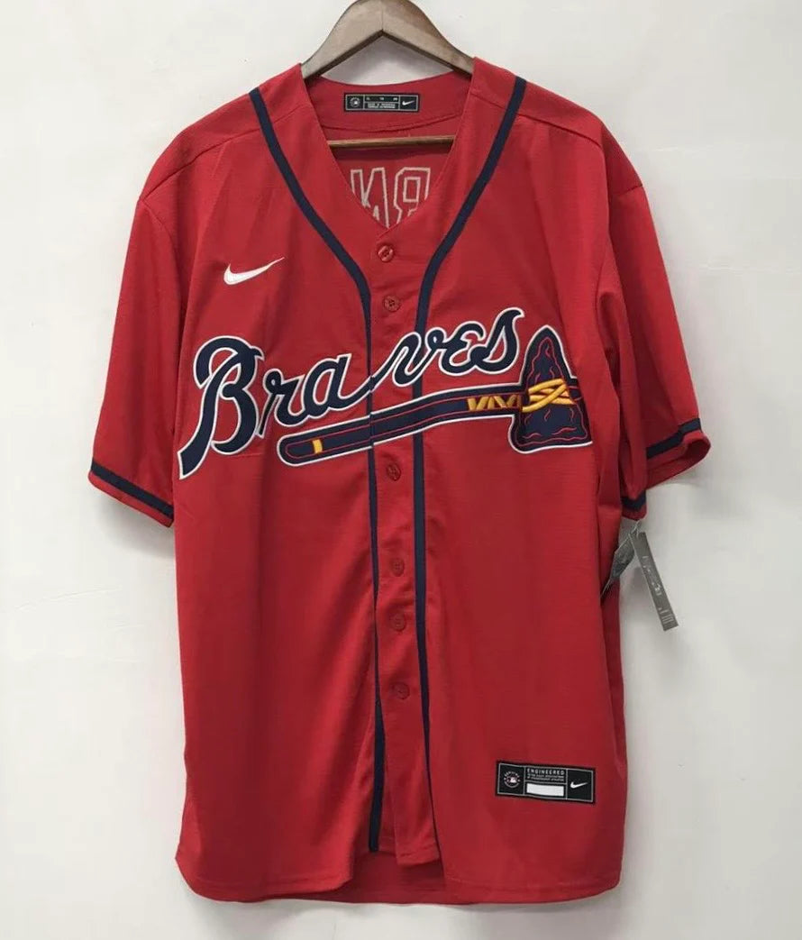 Travis d’Arnaud Atlanta Braves Jersey Nike red