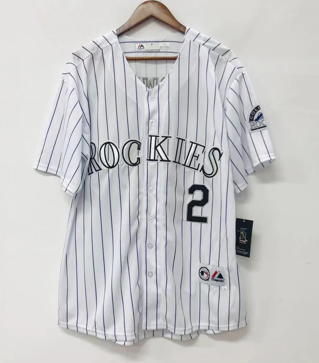Troy Tulowitzki Colorado Rockies Official MLB Majestic Jersey