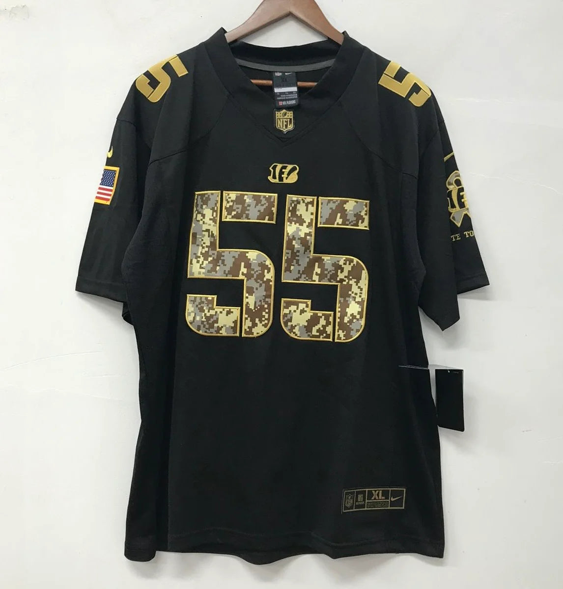 Vontaze Burfict Cincinnati Bengals military salute to service Jersey