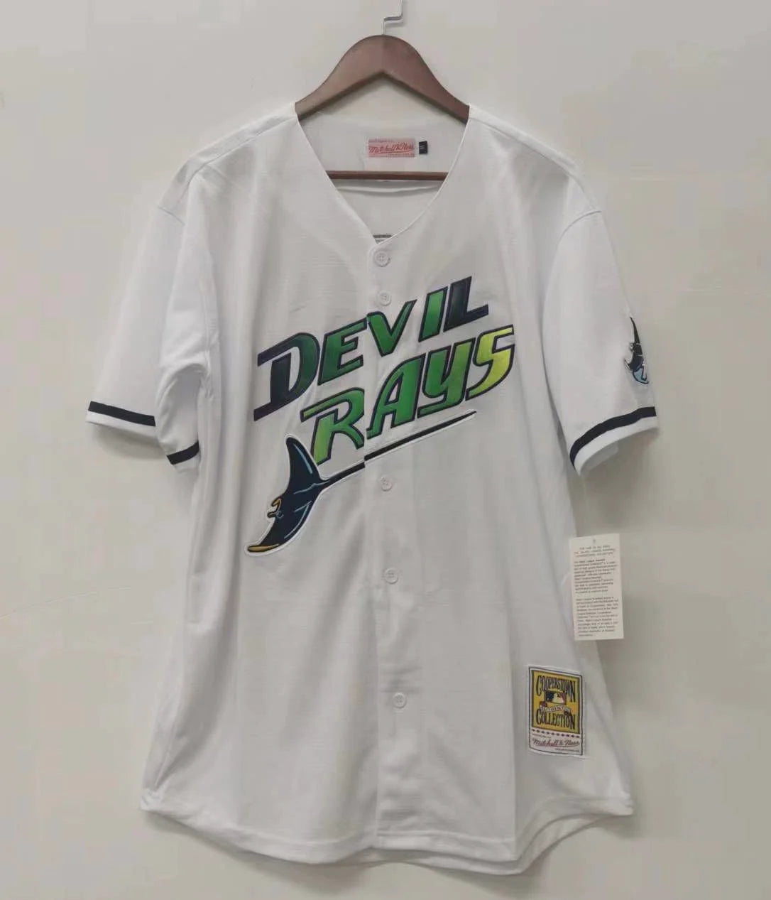 Wade Boggs Tampa Bay Devil Rays Jersey Mitchell & Ness