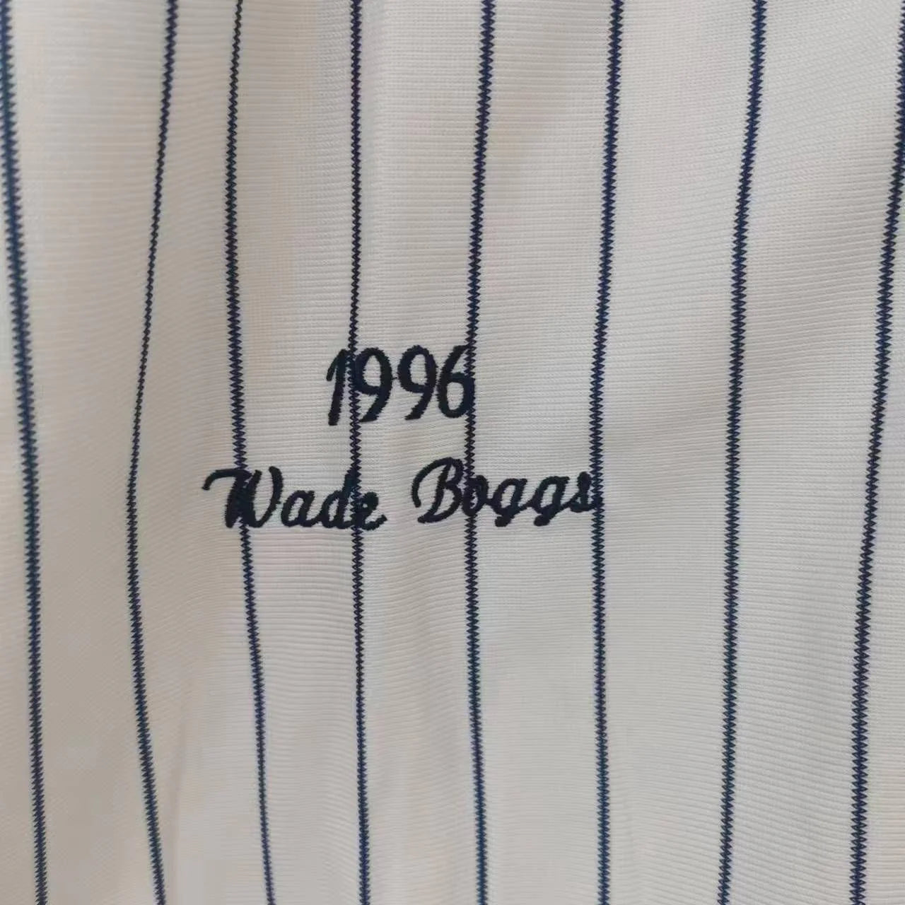Wade Boggs New York Yankees 1996 World Series Jersey Mitchell & Ness