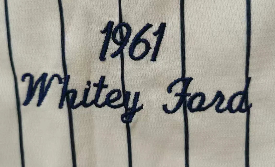 Whitey Ford New York Yankees Jersey pinstripes Mitchell & Ness