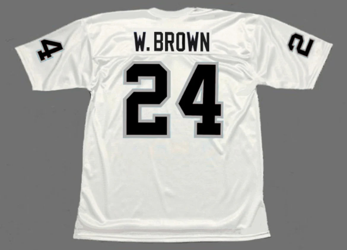 Willie Brown Oakland Raiders Mitchell & Ness Jersey white