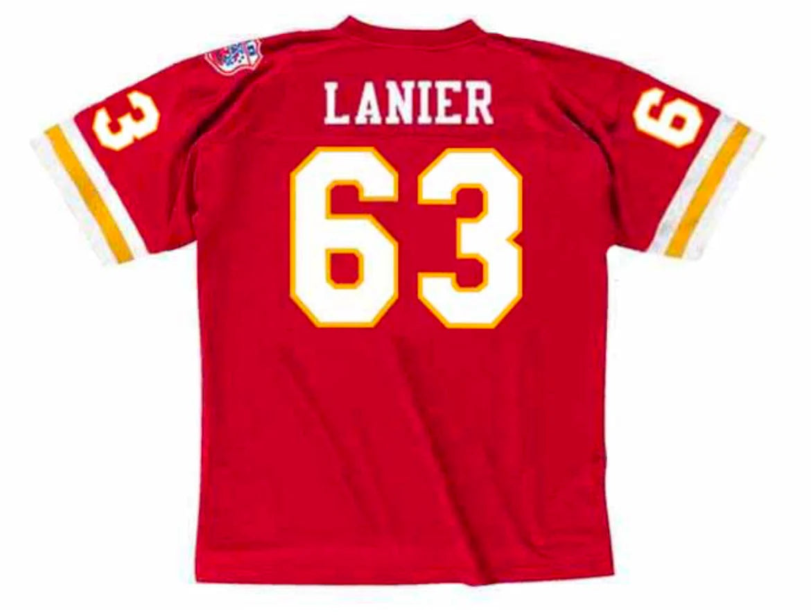 Willie Lanier 1969 Kansas City Chiefs NFL Mitchell & Ness Jersey Red