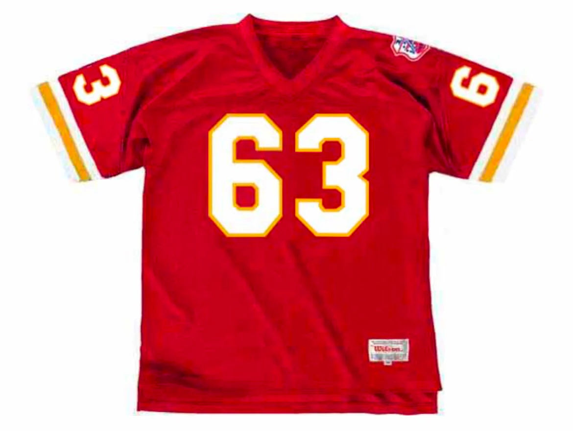 Willie Lanier 1969 Kansas City Chiefs NFL Mitchell & Ness Jersey Red
