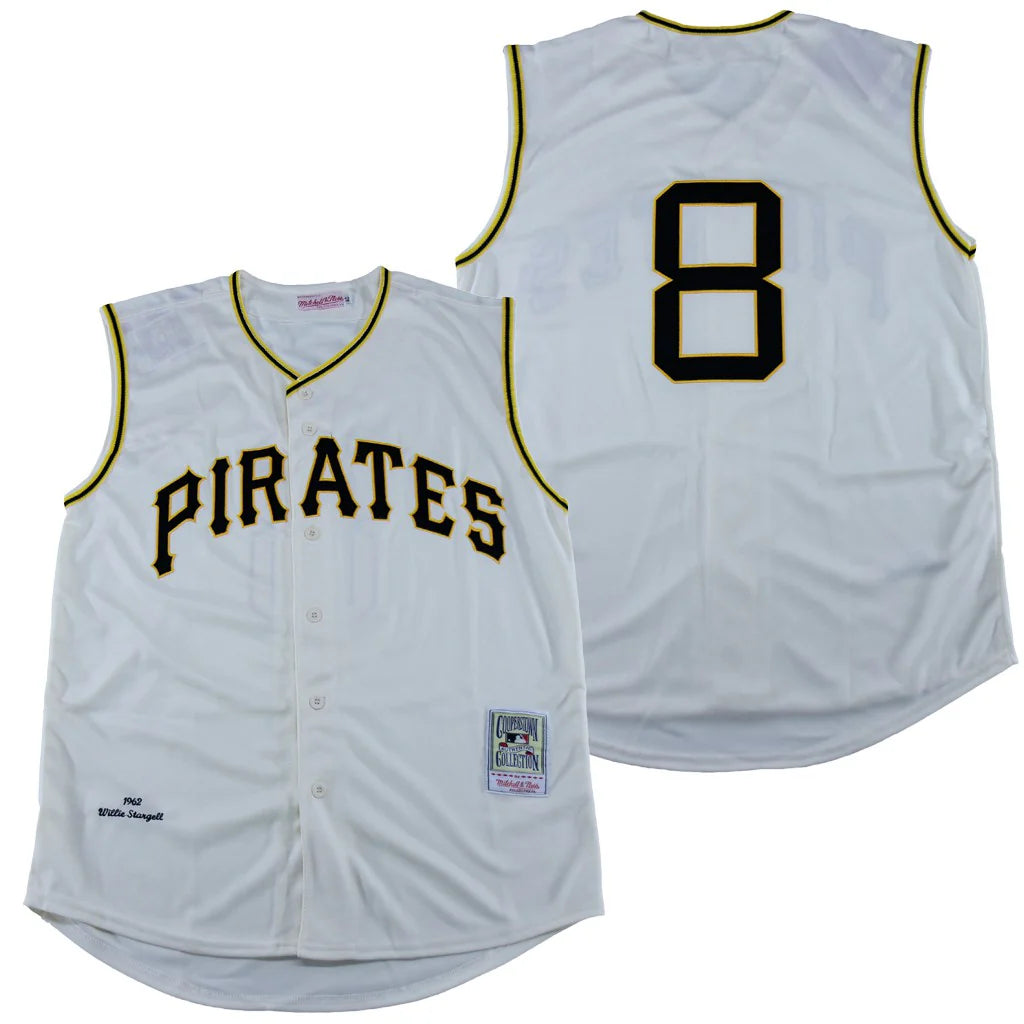 Willie Stargell Pittsburgh Pirates Jersey 1962 Mitchell & Ness