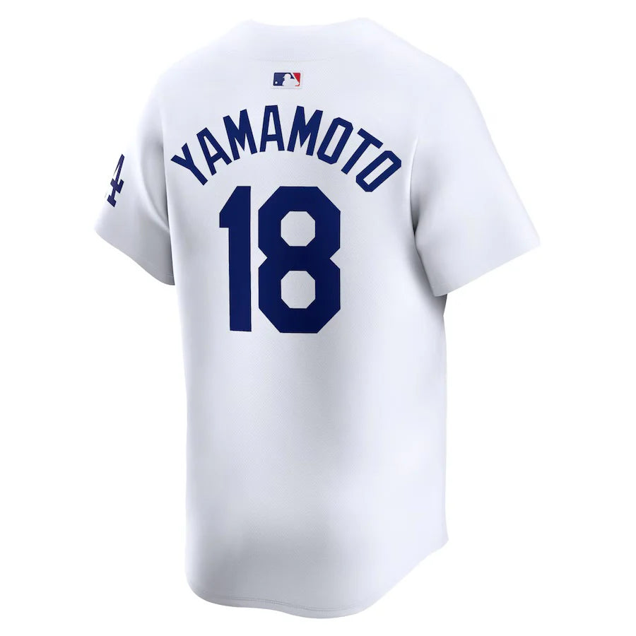 Yoshinobu Yamamoto Los Angeles Dodgers Official MLB Nike Jersey white