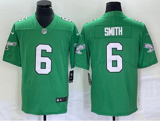 DeVonta Smith Philadelphia Eagles Jersey Kelly Green