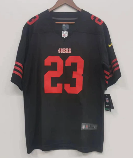 Christian McCaffrey San Francisco 49ers Jersey black