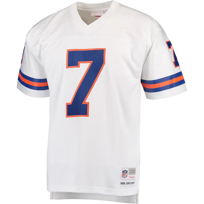 John Elway 1990 Denver Broncos Official NFL Mitchell & Ness Jersey white