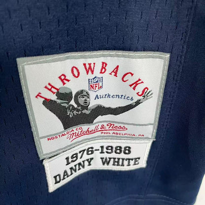 Danny White Dallas Cowboys Official NFL Jersey Mitchell & Ness dark blue
