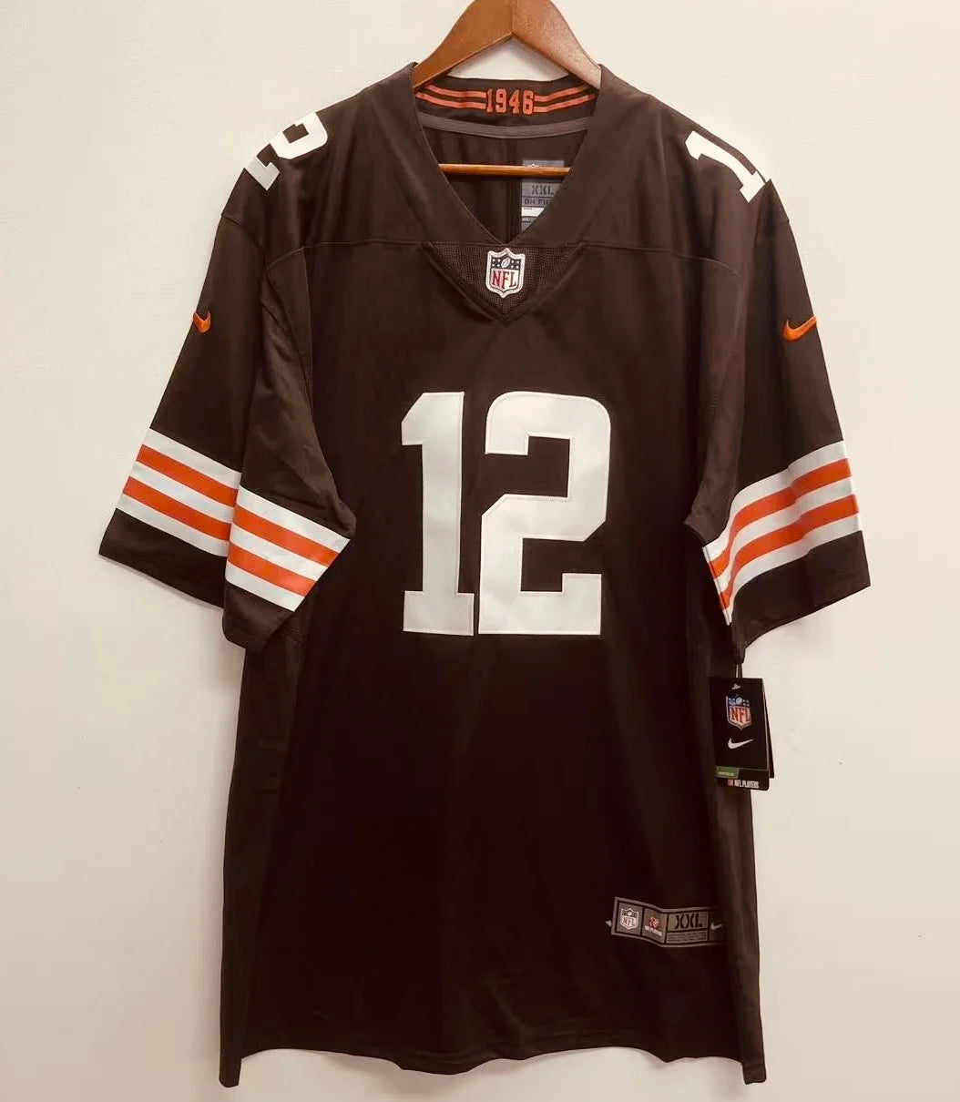 Shedeur Sanders Cleveland Browns Official NFL NIKE Jersey BROWN