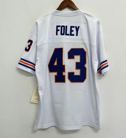 Steve Foley Denver Broncos NFL Mitchell & Ness Jersey white