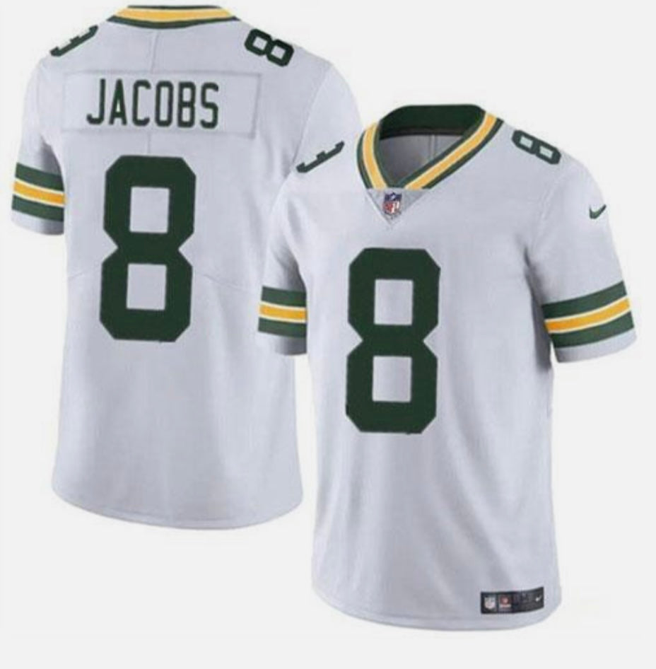 Josh Jacobs YOUTH KIDS Green Bay Packers Official NFL Jersey Green white
