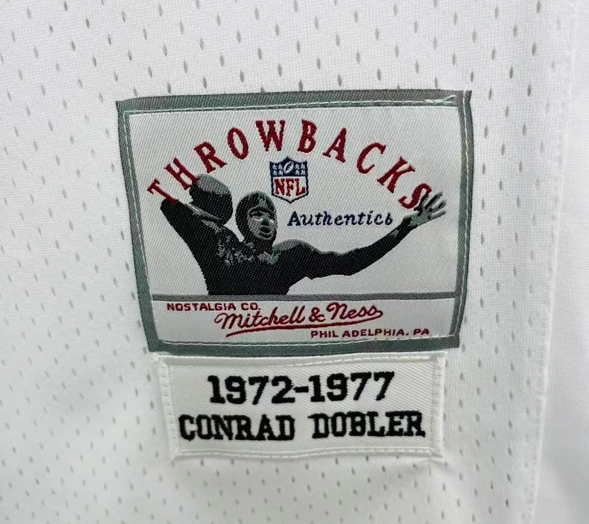 Conrad Dobler St. Louis Cardinals NFL Mitchell & Ness Jersey white