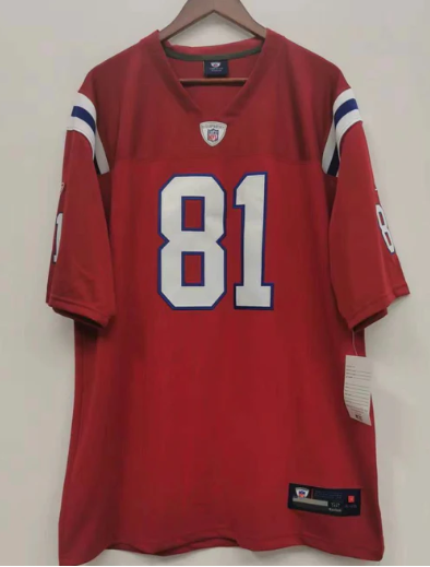 Aaron Hernandez New England Patriots Jersey red