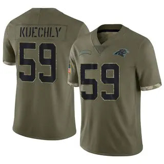 Luke Kuechly Carolina Panthers Official NFL NIKE Salute to Service Jersey
