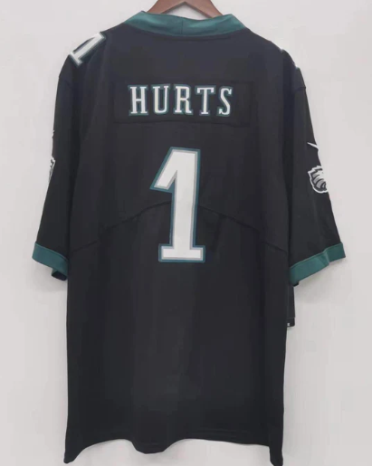 Jalen Hurts Philadelphia Eagles black NIKE Jersey