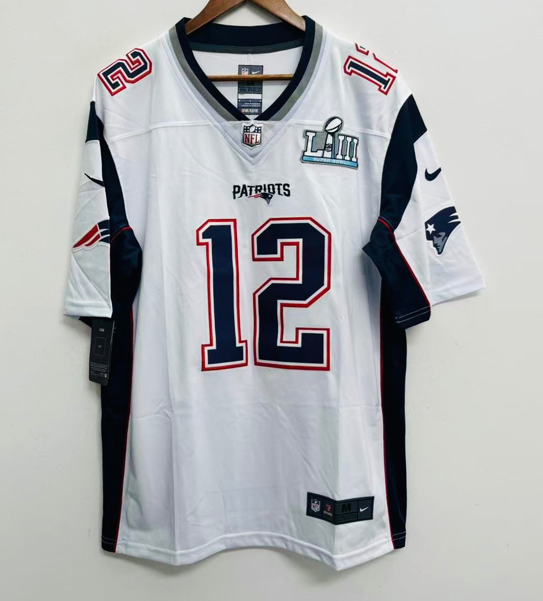 Tom Brady New England Patriots YOUTH KIDS Official Nike Super Bowl Jersey
