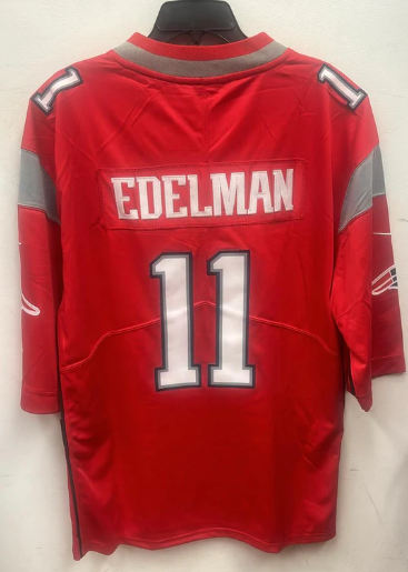 Julian Edelman New England Patriots Jersey red Nike