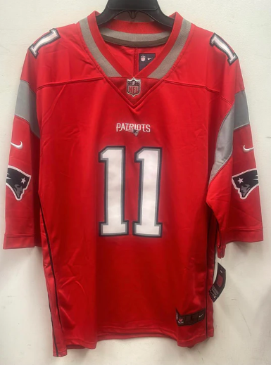 Julian Edelman New England Patriots Jersey red Nike