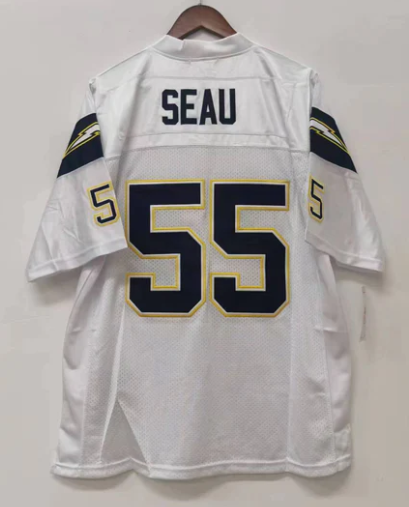 Junior Seau San Diego Chargers Jersey white