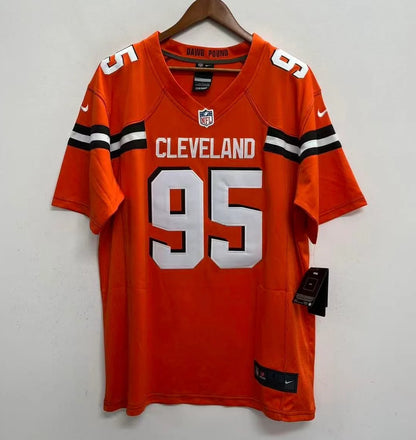 Myles Garrett YOUTH KIDS Cleveland Browns Official NFL Nike Jersey Orange