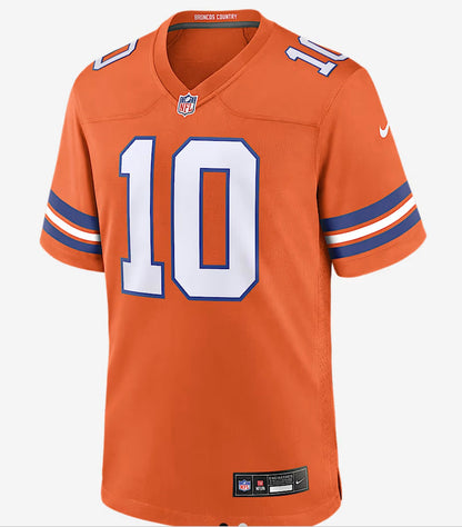 Bo Nix YOUTH KIDS Denver Broncos Official NFL Nike retro Jersey