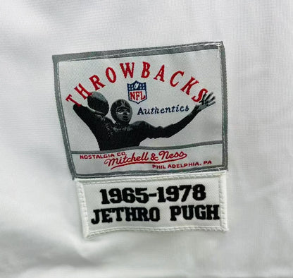 Jethro Pugh Dallas Cowboys Official NFL Jersey white Mitchell & Ness