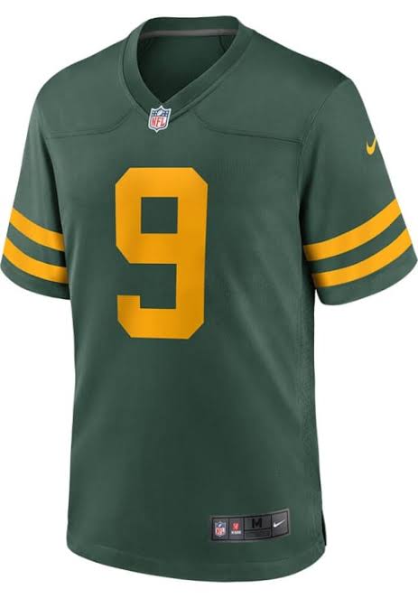 Christian Watson YOUTH KIDS Green Bay Packers Official NFL Jersey green alternate