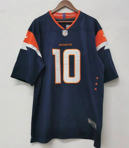Bo Nix Denver Broncos Official NFL Nike Jersey blue