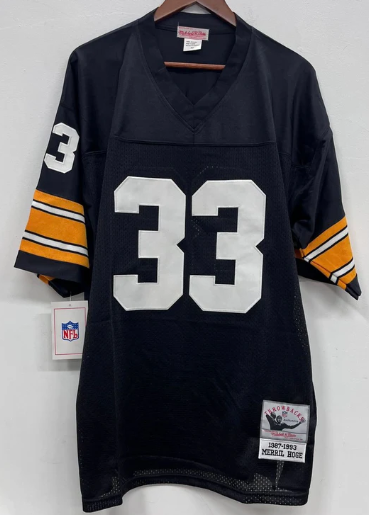Merril Hoge Pittsburgh Steelers Jersey black Mitchell & Ness