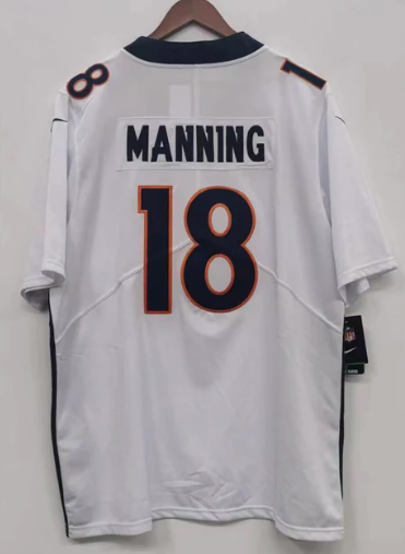 Peyton Manning Denver Broncos Jersey White