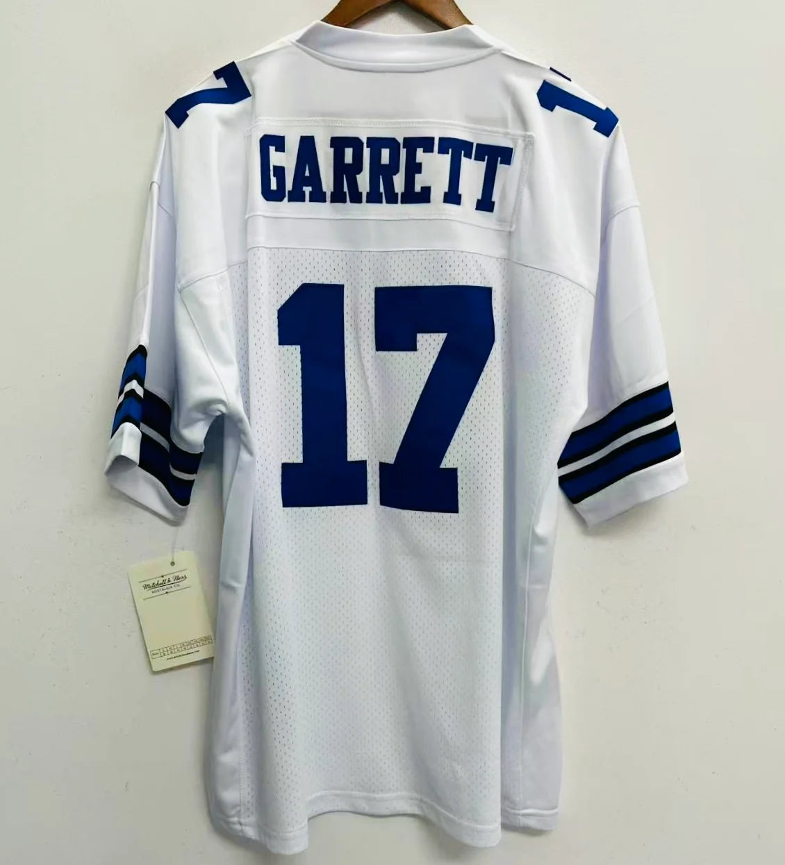 Jason Garrett Dallas Cowboys 1994 Official NFL Jersey white Mitchell & Ness