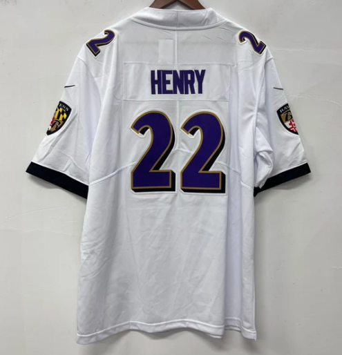 Derrick Henry Baltimore Ravens Official NFL Jersey Nike white
