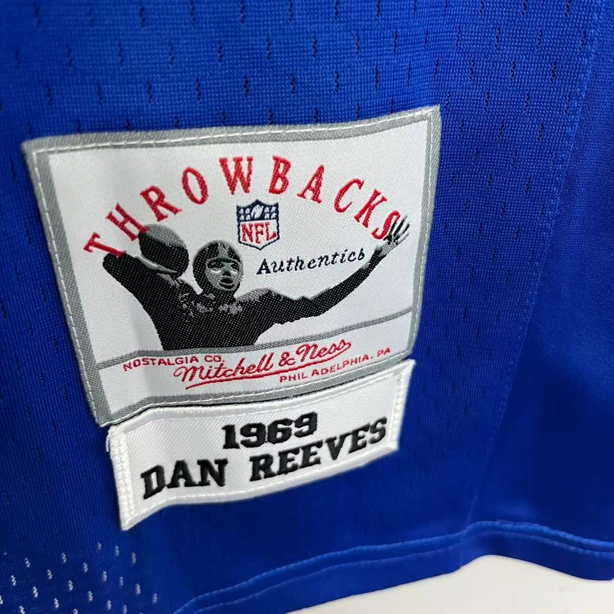 Dan Reeves Dallas Cowboys Official NFL Jersey Mitchell & Ness blue